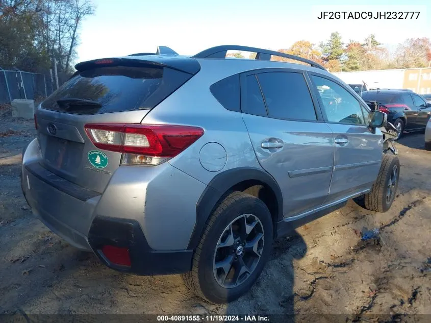 2018 Subaru Crosstrek 2.0I Premium VIN: JF2GTADC9JH232777 Lot: 40891555