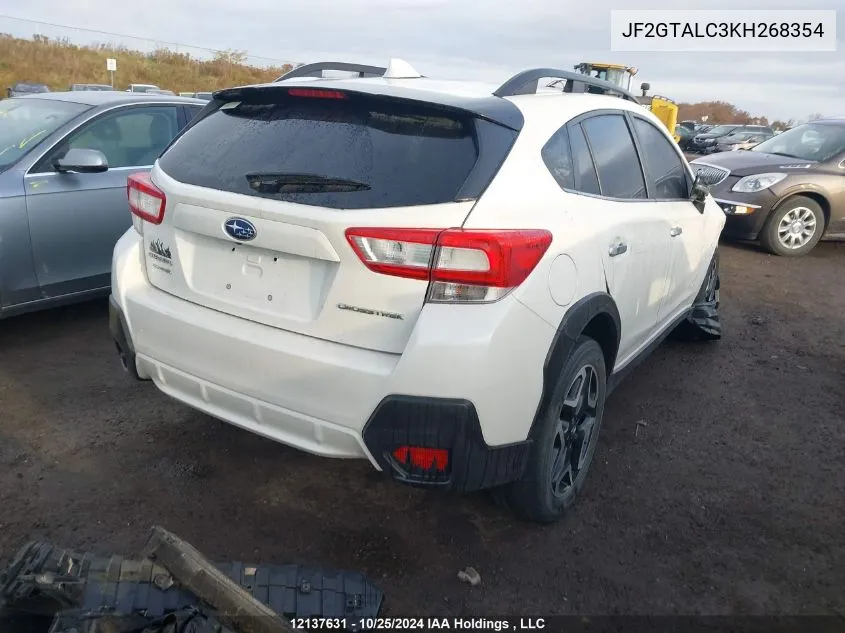 2019 Subaru Crosstrek Limited VIN: JF2GTALC3KH268354 Lot: 12137631