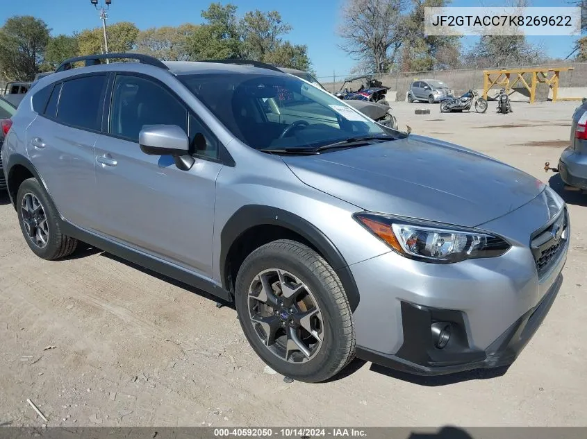 2019 Subaru Crosstrek 2.0I Premium VIN: JF2GTACC7K8269622 Lot: 40592050