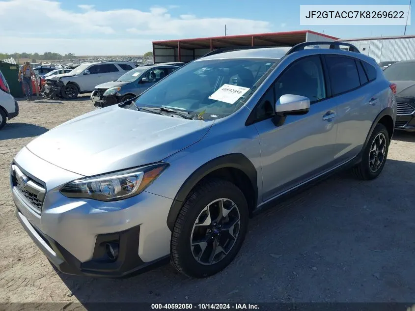 2019 Subaru Crosstrek 2.0I Premium VIN: JF2GTACC7K8269622 Lot: 40592050