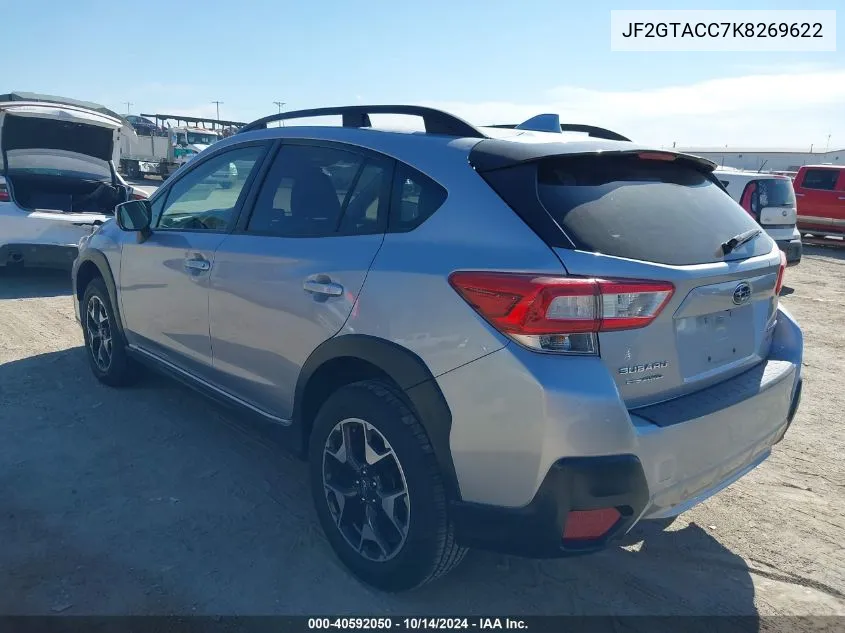 2019 Subaru Crosstrek 2.0I Premium VIN: JF2GTACC7K8269622 Lot: 40592050