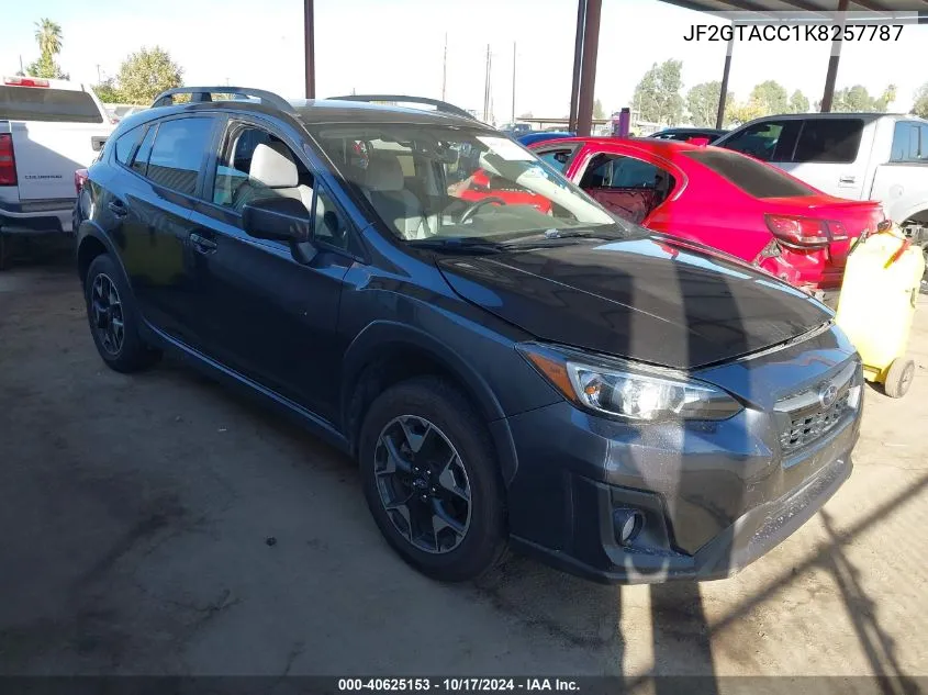 JF2GTACC1K8257787 2019 Subaru Crosstrek 2.0I Premium