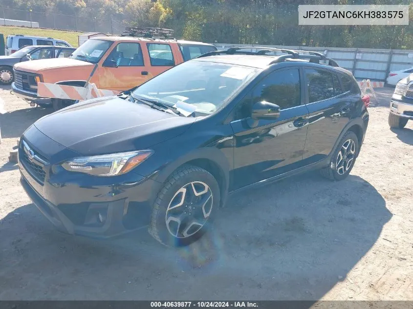 2019 Subaru Crosstrek 2.0I Limited VIN: JF2GTANC6KH383575 Lot: 40639877