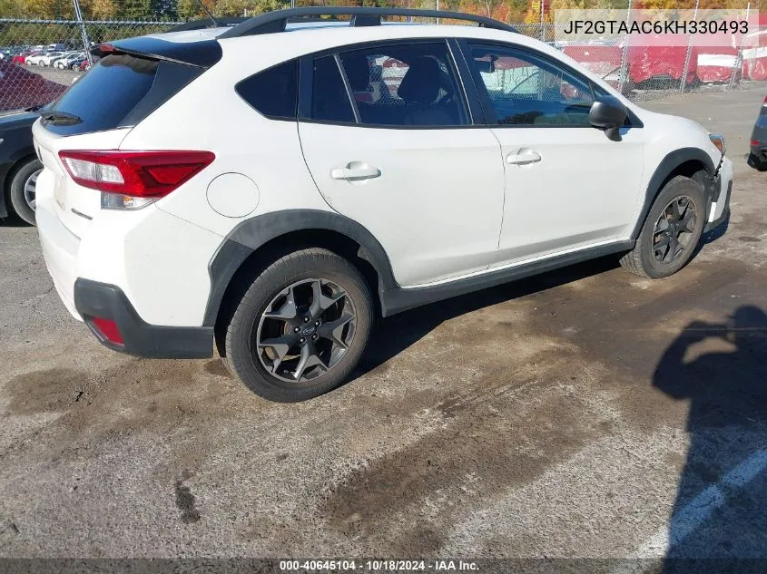 JF2GTAAC6KH330493 2019 Subaru Crosstrek 2.0I