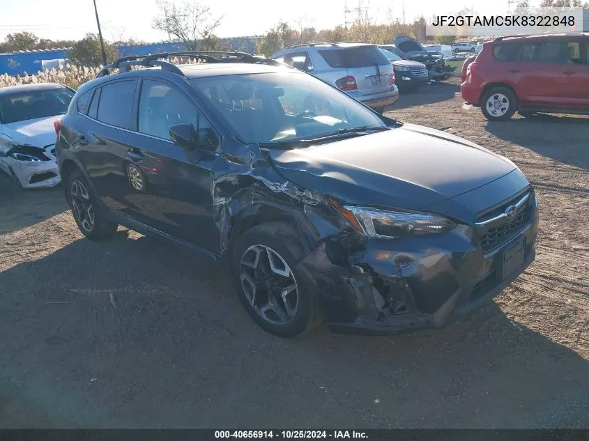 2019 Subaru Crosstrek Limited VIN: JF2GTAMC5K8322848 Lot: 40656914