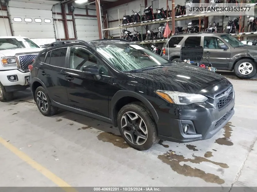 2019 Subaru Crosstrek 2.0I Limited VIN: JF2GTANC3K8353577 Lot: 40692201