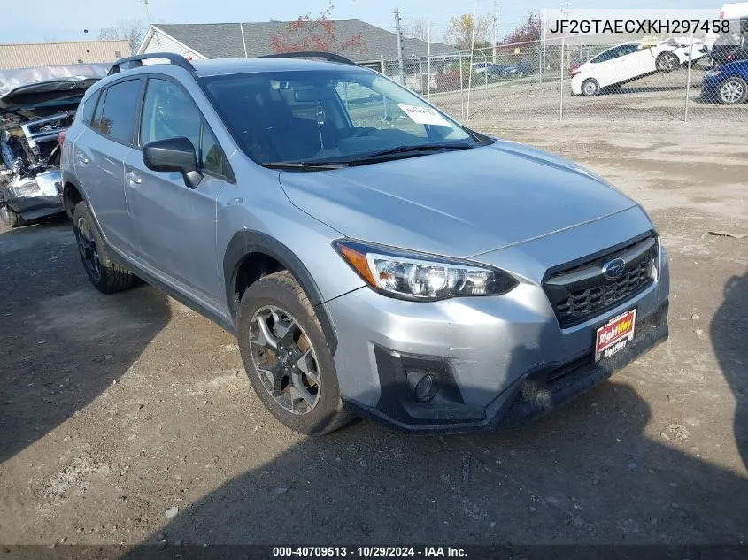 2019 Subaru Crosstrek 2.0I Premium VIN: JF2GTAECXKH297458 Lot: 40709513