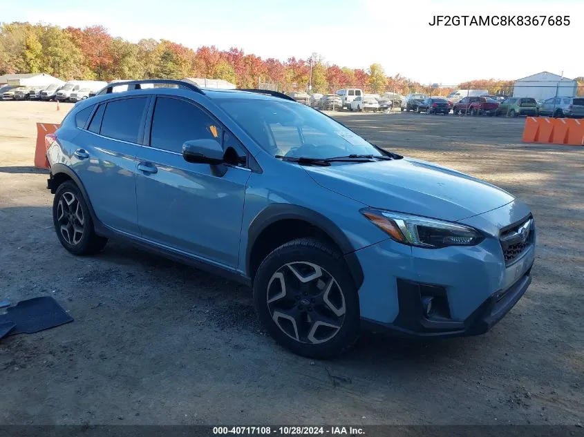 2019 Subaru Crosstrek 2.0I Limited VIN: JF2GTAMC8K8367685 Lot: 40717108