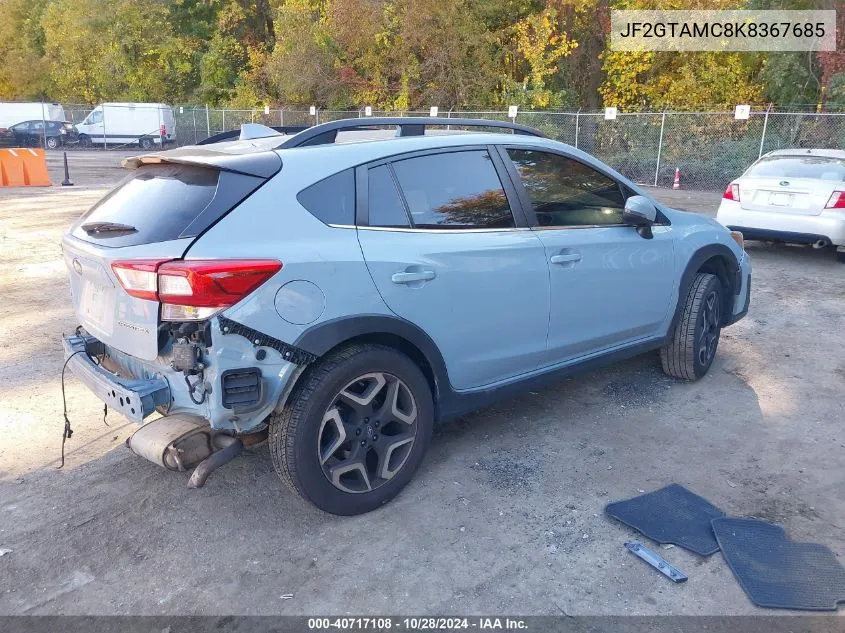 2019 Subaru Crosstrek 2.0I Limited VIN: JF2GTAMC8K8367685 Lot: 40717108