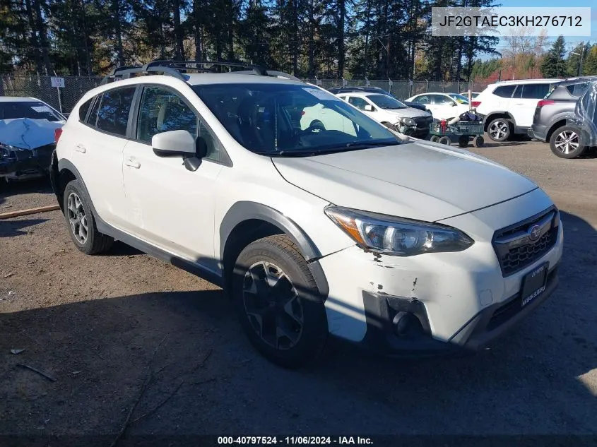 2019 Subaru Crosstrek 2.0I Premium VIN: JF2GTAEC3KH276712 Lot: 40797524