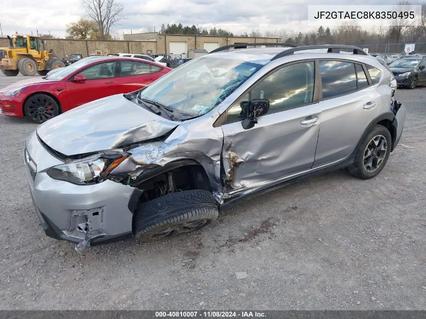 2019 Subaru Crosstrek 2.0I Premium VIN: JF2GTAEC8K8350495 Lot: 40810007