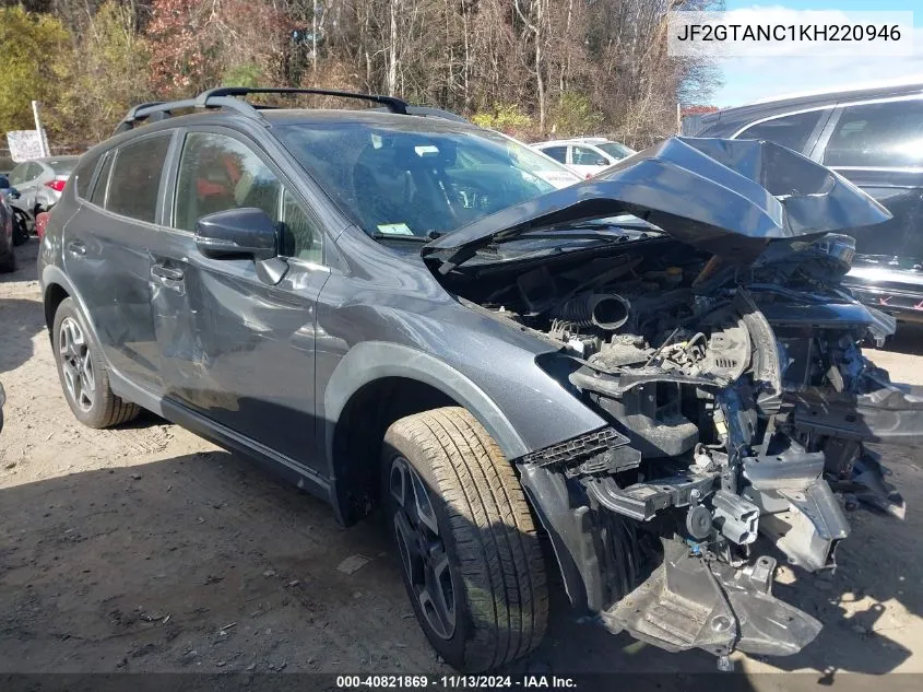 JF2GTANC1KH220946 2019 Subaru Crosstrek 2.0I Limited