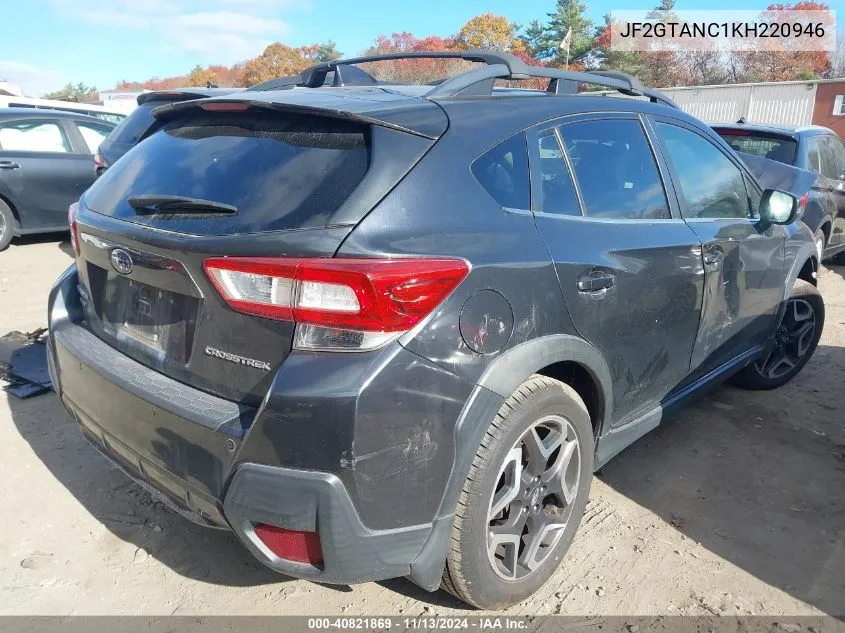 JF2GTANC1KH220946 2019 Subaru Crosstrek 2.0I Limited