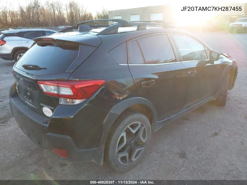 JF2GTAMC7KH287455 2019 Subaru Crosstrek 2.0I Limited