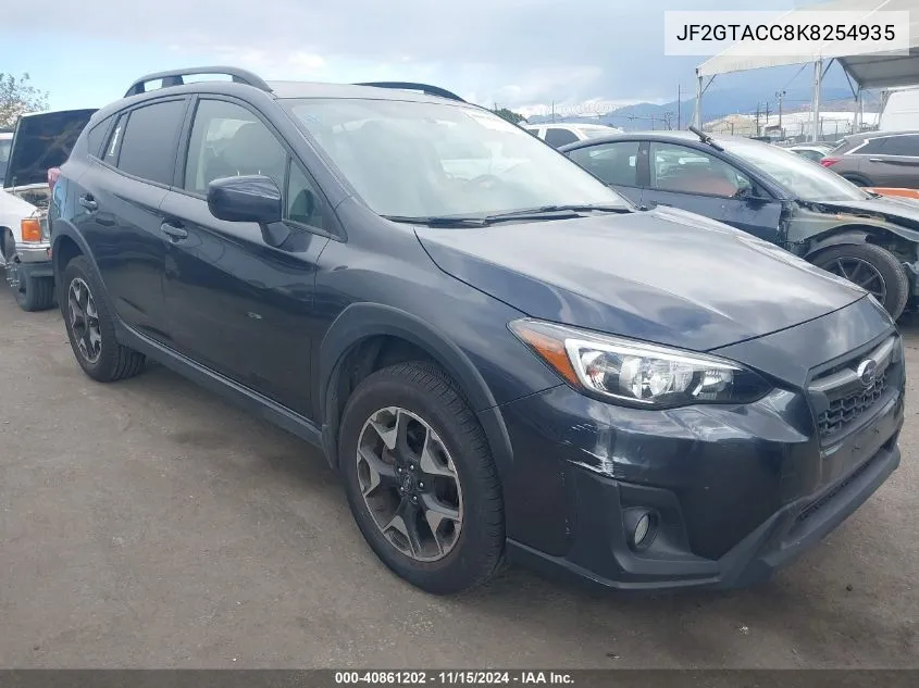 2019 Subaru Crosstrek 2.0I Premium VIN: JF2GTACC8K8254935 Lot: 40861202