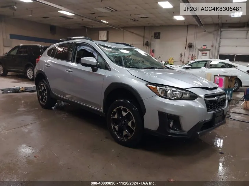 2019 Subaru Crosstrek 2.0I Premium VIN: JF2GTACC4K8306481 Lot: 40899898