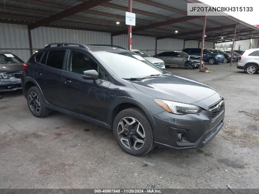 2019 Subaru Crosstrek 2.0I Limited VIN: JF2GTANC8KH315133 Lot: 40907848