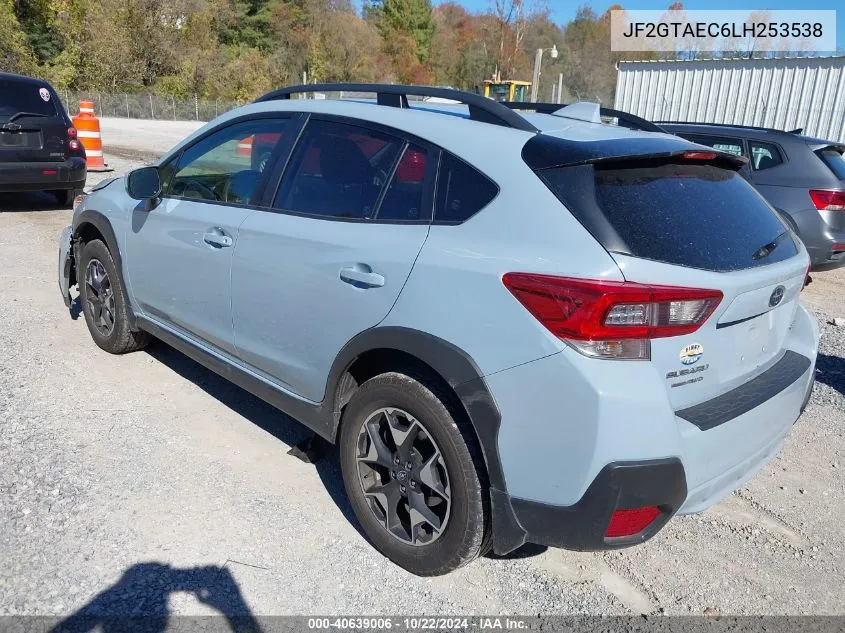 JF2GTAEC6LH253538 2020 Subaru Crosstrek Premium