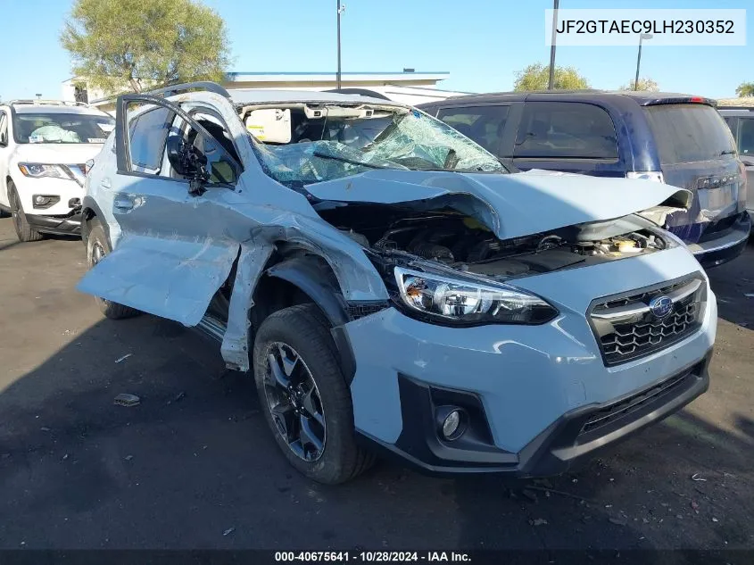 2020 Subaru Crosstrek Premium VIN: JF2GTAEC9LH230352 Lot: 40675641