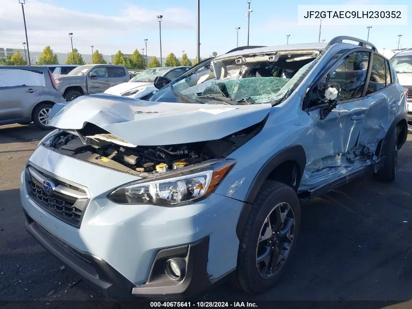 2020 Subaru Crosstrek Premium VIN: JF2GTAEC9LH230352 Lot: 40675641