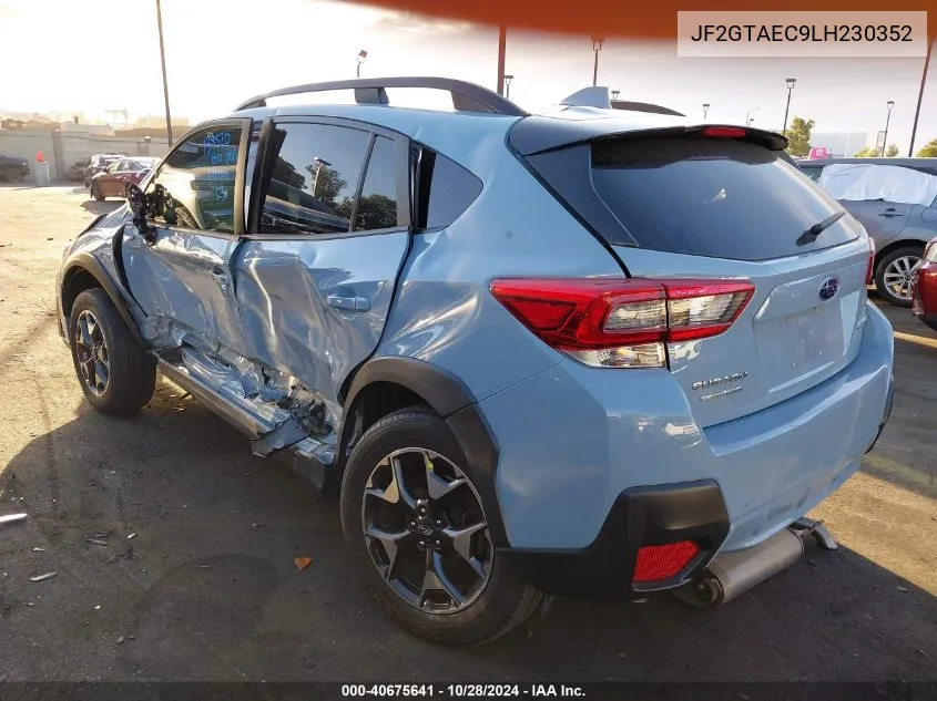 2020 Subaru Crosstrek Premium VIN: JF2GTAEC9LH230352 Lot: 40675641