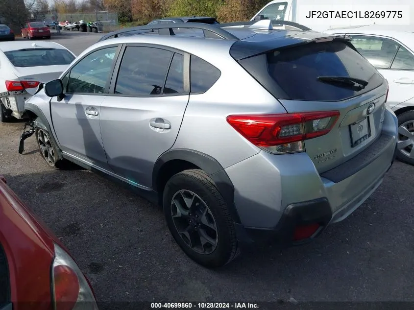 2020 Subaru Crosstrek Premium VIN: JF2GTAEC1L8269775 Lot: 40699860