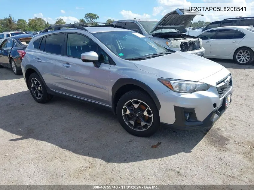 2020 Subaru Crosstrek Premium VIN: JF2GTAPC5L8208541 Lot: 40755740