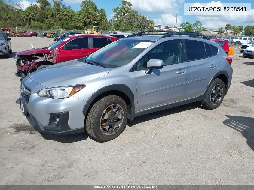 2020 Subaru Crosstrek Premium VIN: JF2GTAPC5L8208541 Lot: 40755740