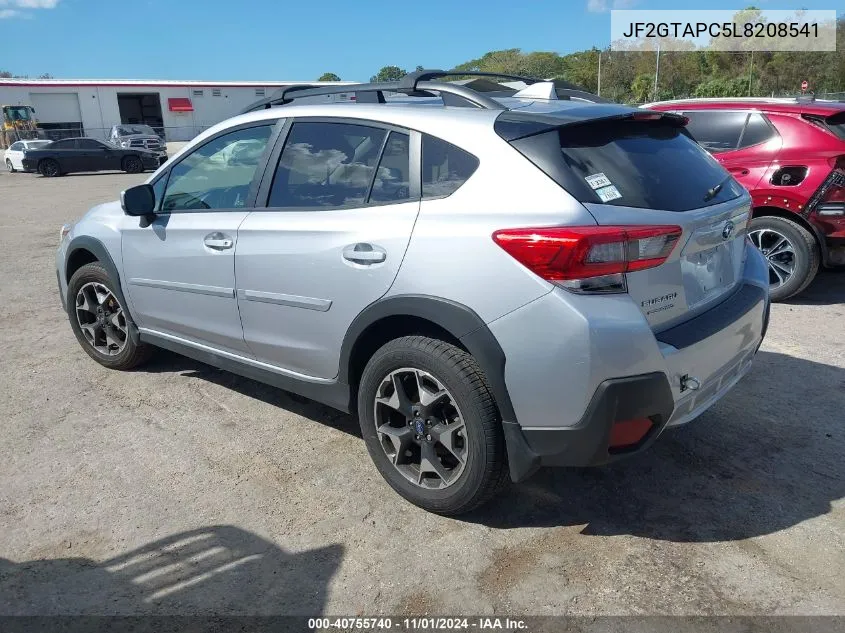 2020 Subaru Crosstrek Premium VIN: JF2GTAPC5L8208541 Lot: 40755740