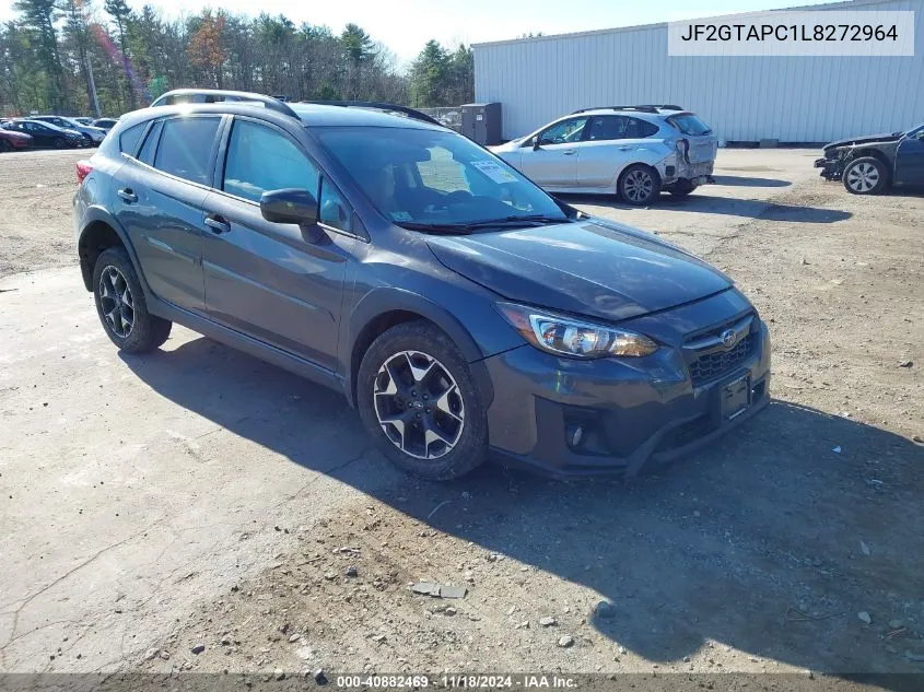 2020 Subaru Crosstrek Premium VIN: JF2GTAPC1L8272964 Lot: 40882469