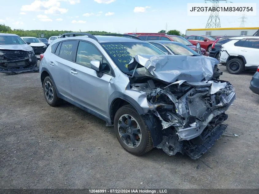 JF2GTABC1M8340754 2021 Subaru Crosstrek