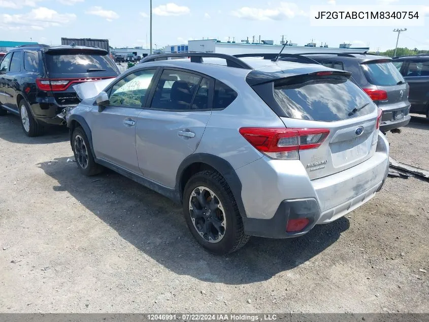 JF2GTABC1M8340754 2021 Subaru Crosstrek