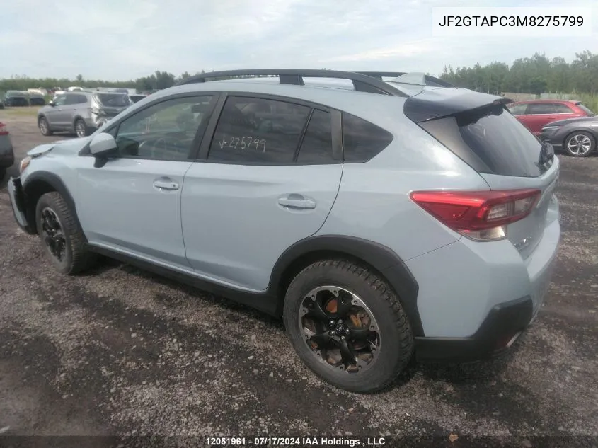 JF2GTAPC3M8275799 2021 Subaru Crosstrek