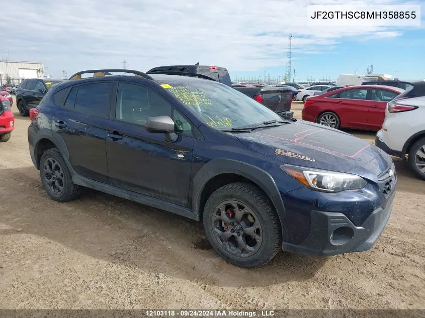 2021 Subaru Crosstrek VIN: JF2GTHSC8MH358855 Lot: 12103118