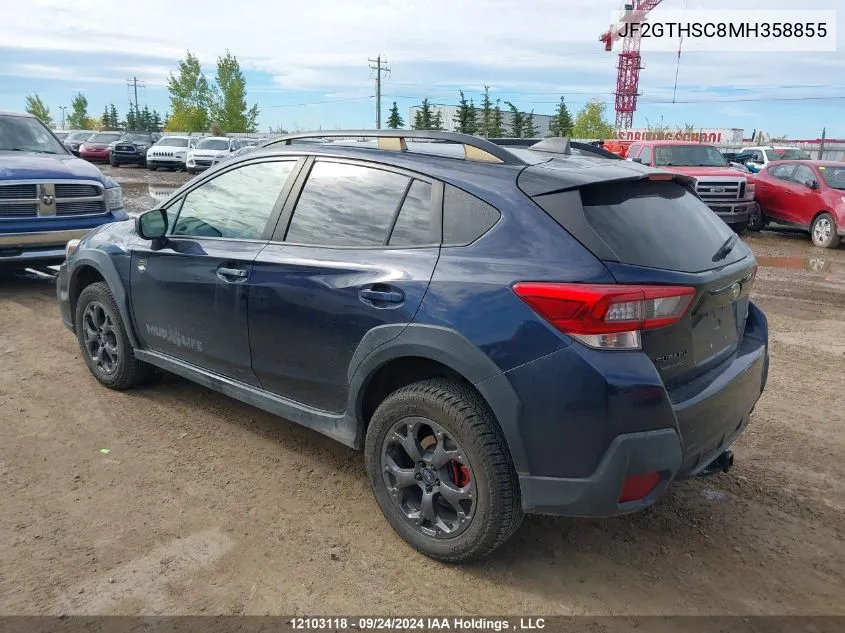 JF2GTHSC8MH358855 2021 Subaru Crosstrek