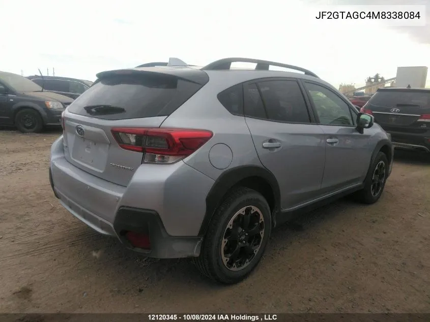 2021 Subaru Crosstrek Premium VIN: JF2GTAGC4M8338084 Lot: 12120345