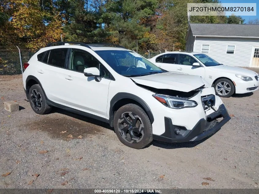 2021 Subaru Crosstrek Limited VIN: JF2GTHMC0M8270184 Lot: 40596120