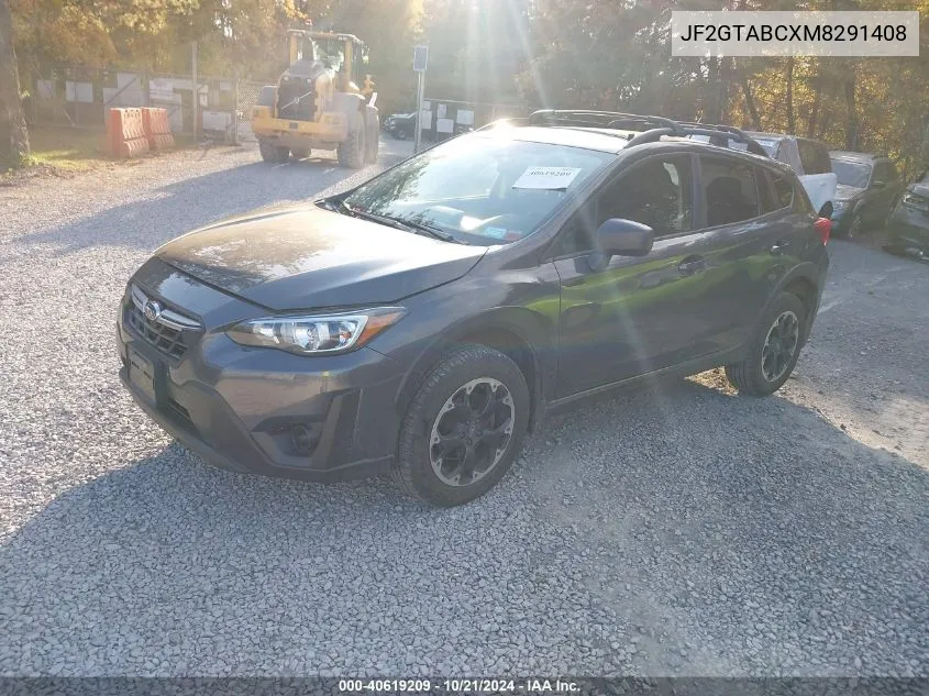 JF2GTABCXM8291408 2021 Subaru Crosstrek