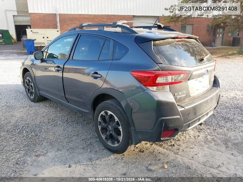 2021 Subaru Crosstrek VIN: JF2GTABCXM8291408 Lot: 40619209