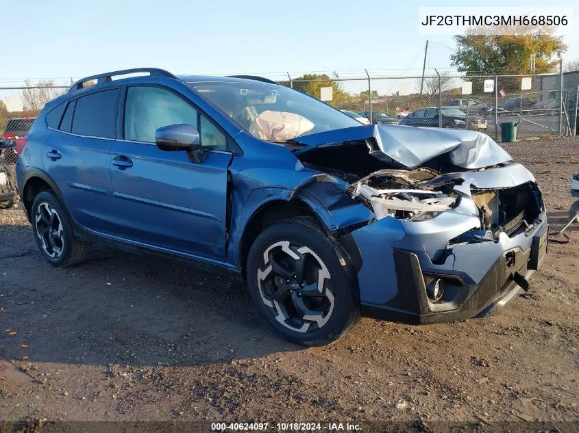 JF2GTHMC3MH668506 2021 Subaru Crosstrek Limited