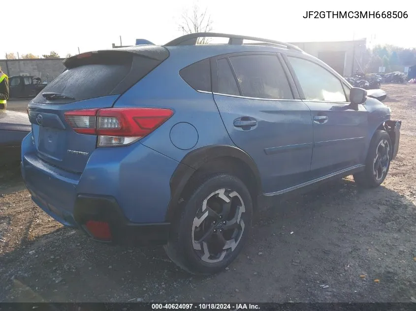 JF2GTHMC3MH668506 2021 Subaru Crosstrek Limited