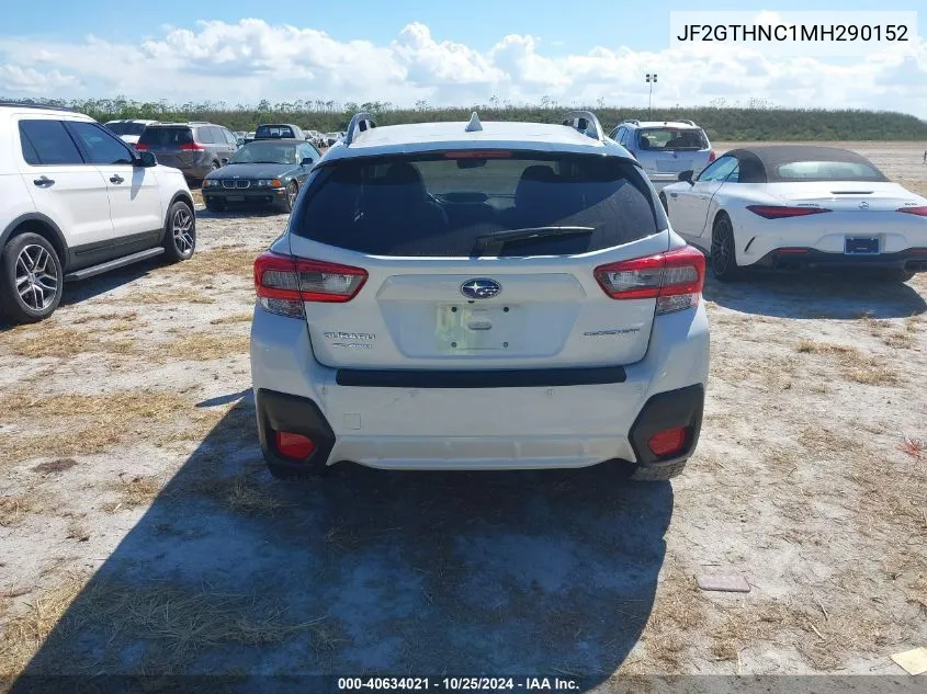 2021 Subaru Crosstrek Limited VIN: JF2GTHNC1MH290152 Lot: 40634021