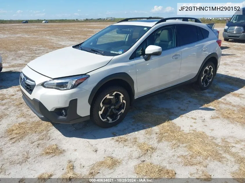 2021 Subaru Crosstrek Limited VIN: JF2GTHNC1MH290152 Lot: 40634021