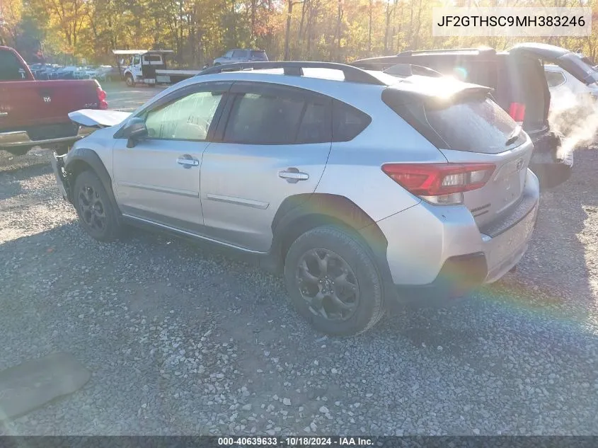 2021 Subaru Crosstrek Sport VIN: JF2GTHSC9MH383246 Lot: 40639633