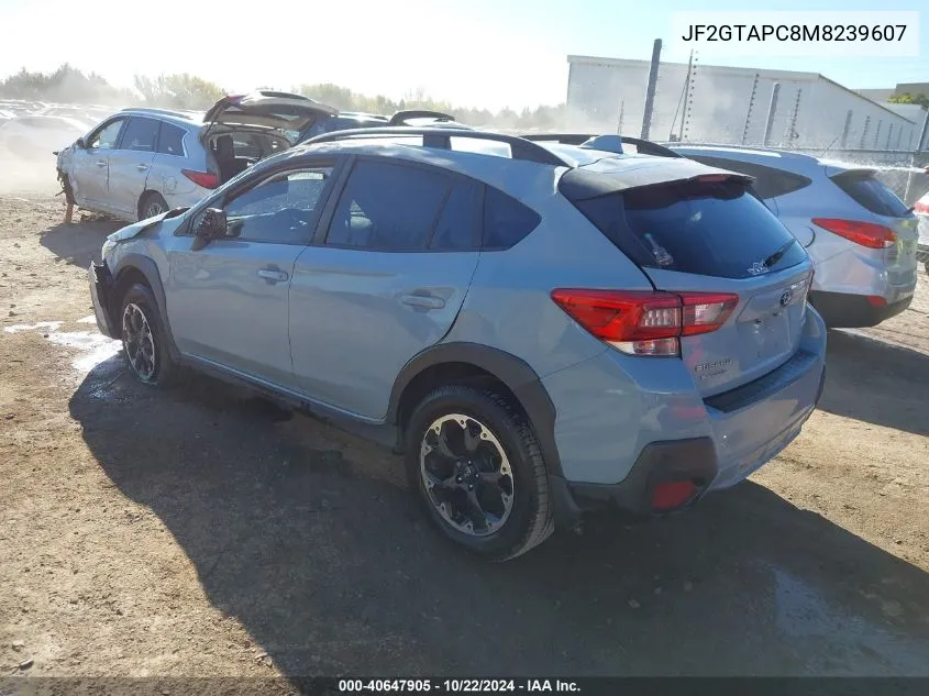 2021 Subaru Crosstrek Premium VIN: JF2GTAPC8M8239607 Lot: 40647905