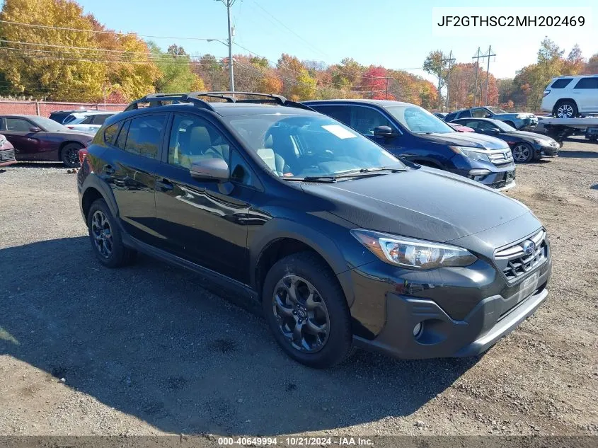 2021 Subaru Crosstrek Sport VIN: JF2GTHSC2MH202469 Lot: 40649994