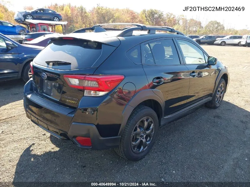 JF2GTHSC2MH202469 2021 Subaru Crosstrek Sport