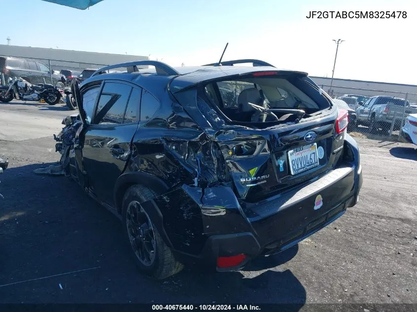 JF2GTABC5M8325478 2021 Subaru Crosstrek