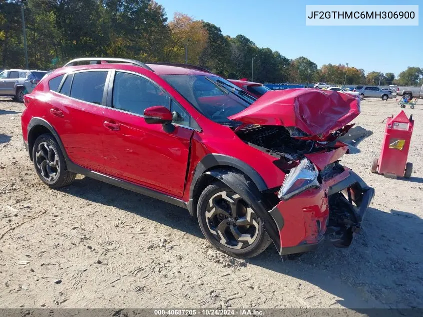 2021 Subaru Crosstrek Limited VIN: JF2GTHMC6MH306900 Lot: 40687205