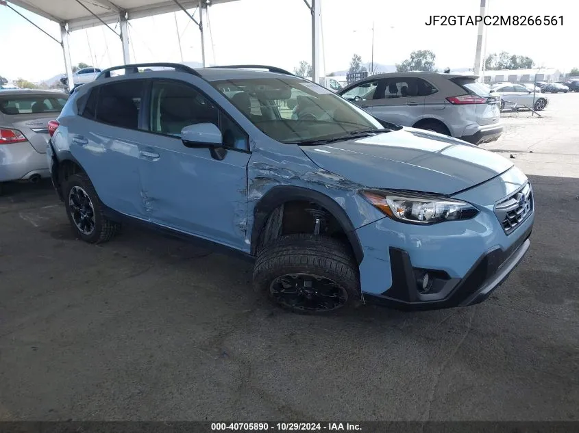 2021 Subaru Crosstrek Premium VIN: JF2GTAPC2M8266561 Lot: 40705890